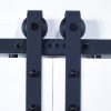 Hardware Biparting Track Joiner Matte Black Lifestyle Crop