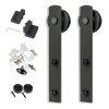 ADD A DOOR Straight trap Matte Black