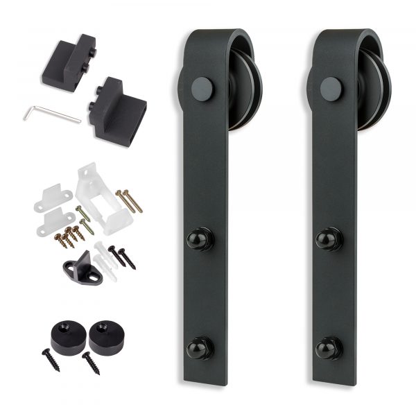 ADD A DOOR Bent Strap Matte Black