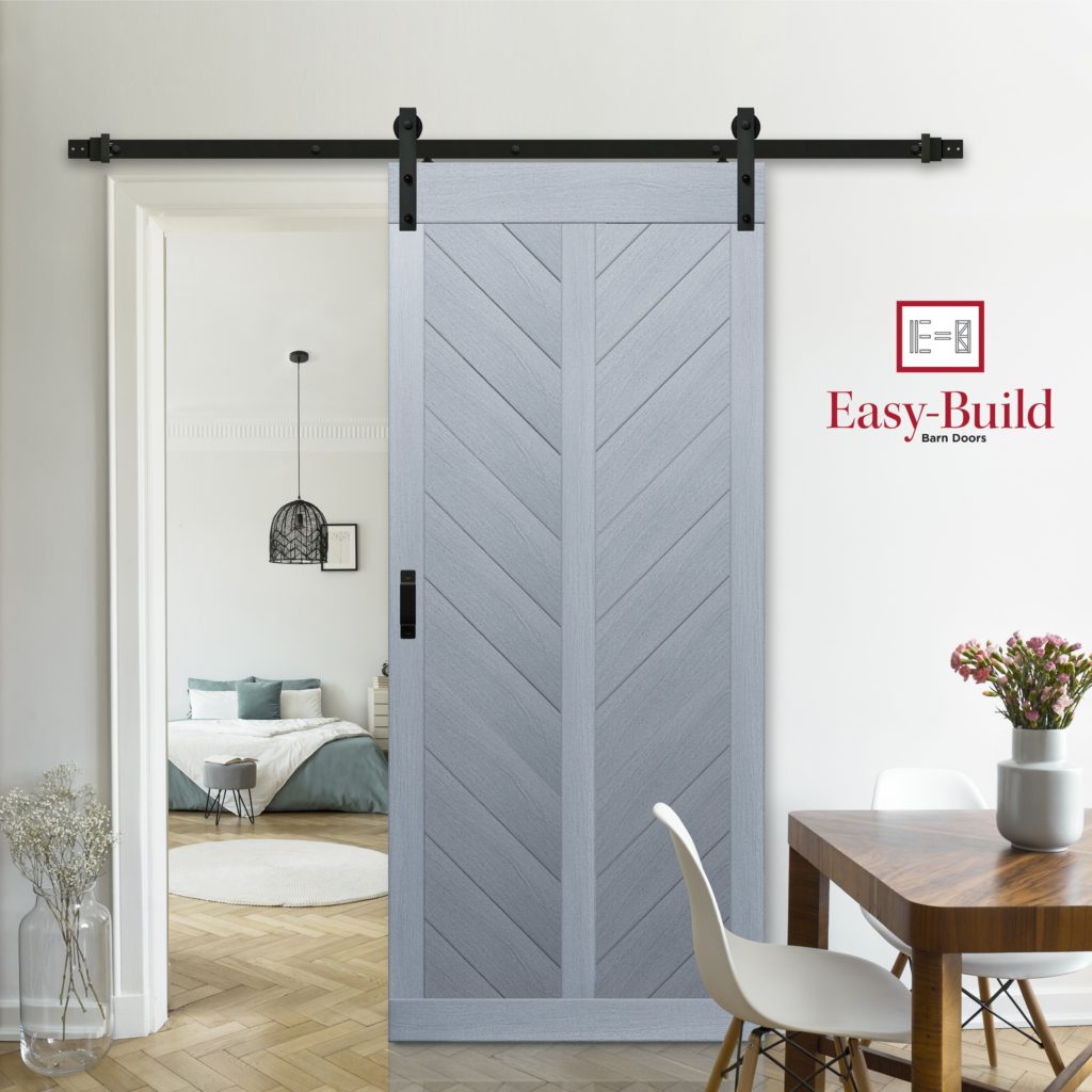 BD Easy Build G2 Langley Barn Door Beauty Image with EB logo