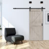 Stone K Barn Door Silver Oak Lifestyle
